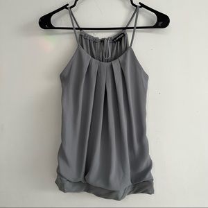 EXPRESS Grey Blouse Tank Top